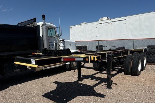 Remorque porte-conteneurs Theurer 220-CC-23 T/A 1980